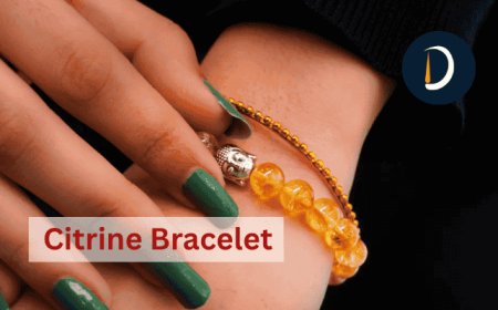 Citrine Bracelet For Abundance and Positive Energy