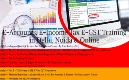 Accounting Course fee in Delhi, GST Practical Classes in Laxmi Nagar, Delhi, 100 Job Guarantee