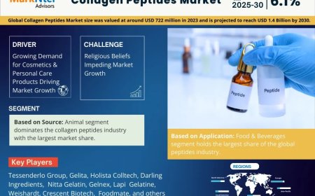 Collagen Peptides Industry Report 2025–2030: Growth, Trends & Key Players